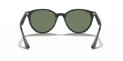 Green Lenses, Polished Black Frame