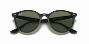 Green Lenses, Polished Black Frame