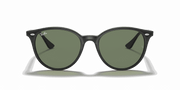 Green Lenses, Polished Black Frame