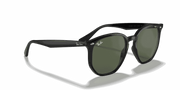 Green Classic Lenses, Polished Black Frame