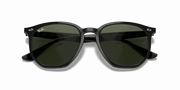 Green Classic Lenses, Polished Black Frame