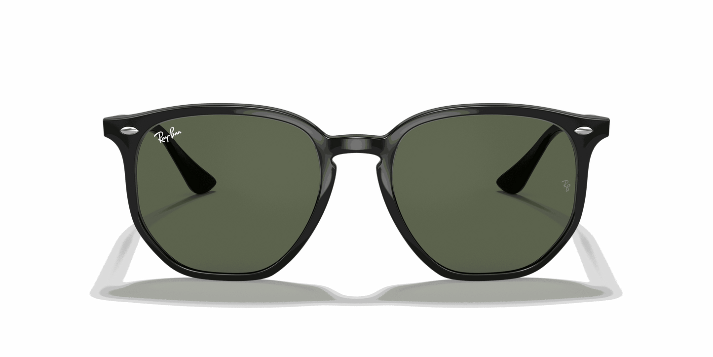 [Green Classic Lenses, Polished Black Frame]