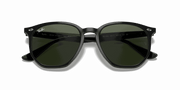 Dark Green Lenses, Polished Black Frame