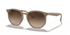 [Dark Brown Lenses, Polished Beige Frame]