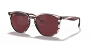 Dark Violet Lenses, Polished Striped Bordeaux Havana Frame