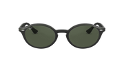 Dark Green Lenses, Polished Black Frame