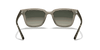 [Grey Gradient Lenses, Polished Transparent Grey Frame]