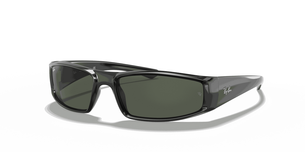 [G-15 Green Lenses, Polished Black Frame]