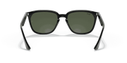 Green Lenses, Polished Black Frame