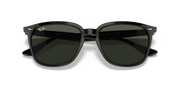 Green Lenses, Polished Black Frame