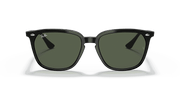 Green Lenses, Polished Black Frame