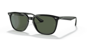 Green Lenses, Polished Black Frame