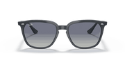 Blue Gradient Lenses, Polished Grey Frame