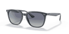 [Blue Gradient Lenses, Polished Grey Frame]