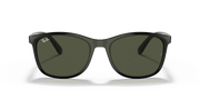 Green Lenses, Polished Black Frame