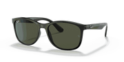 Green Lenses, Polished Black Frame