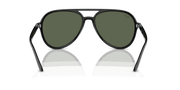 Dark Green Lenses, Polished Black Frame