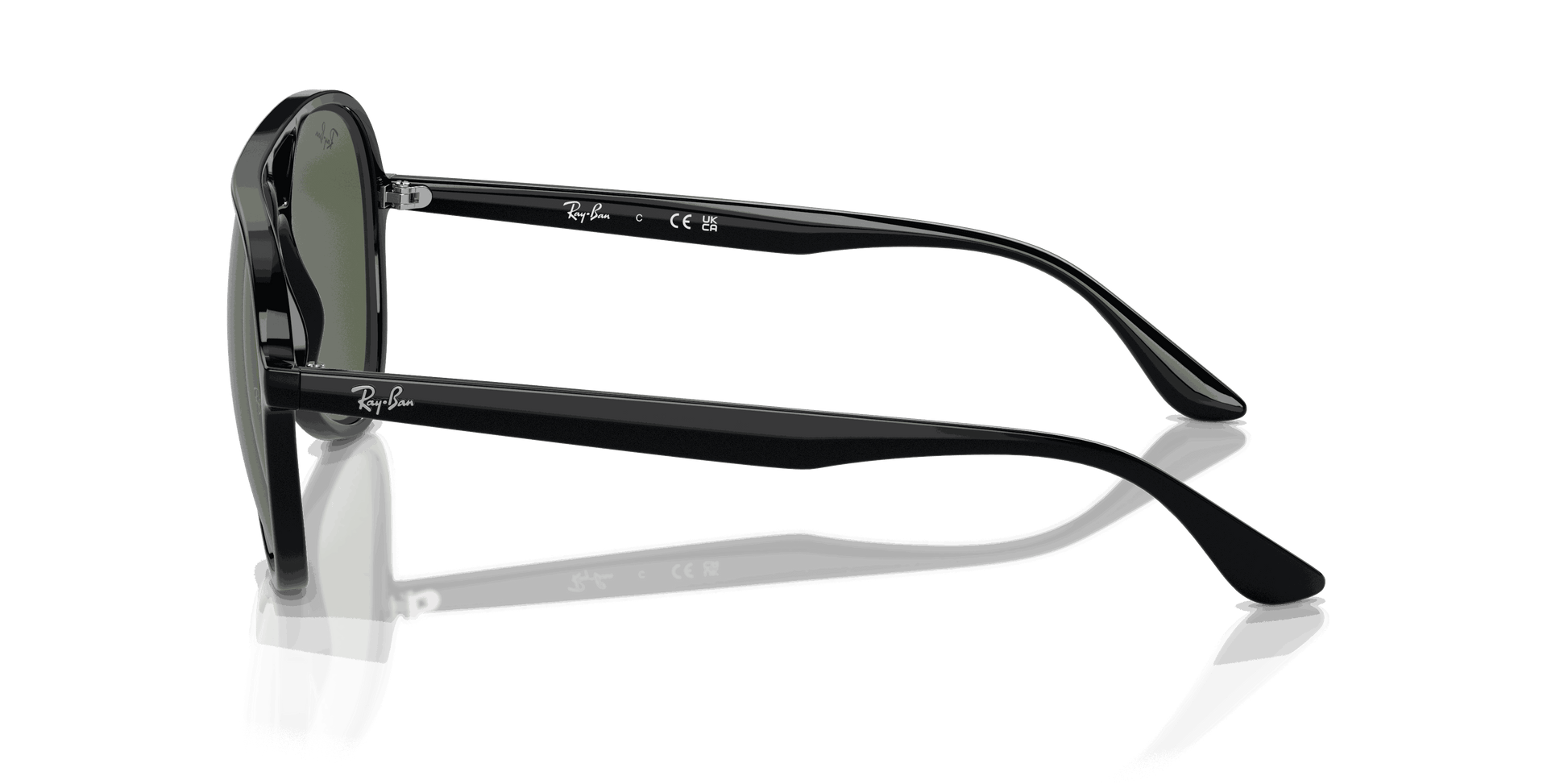 [Dark Green Lenses, Polished Black Frame]