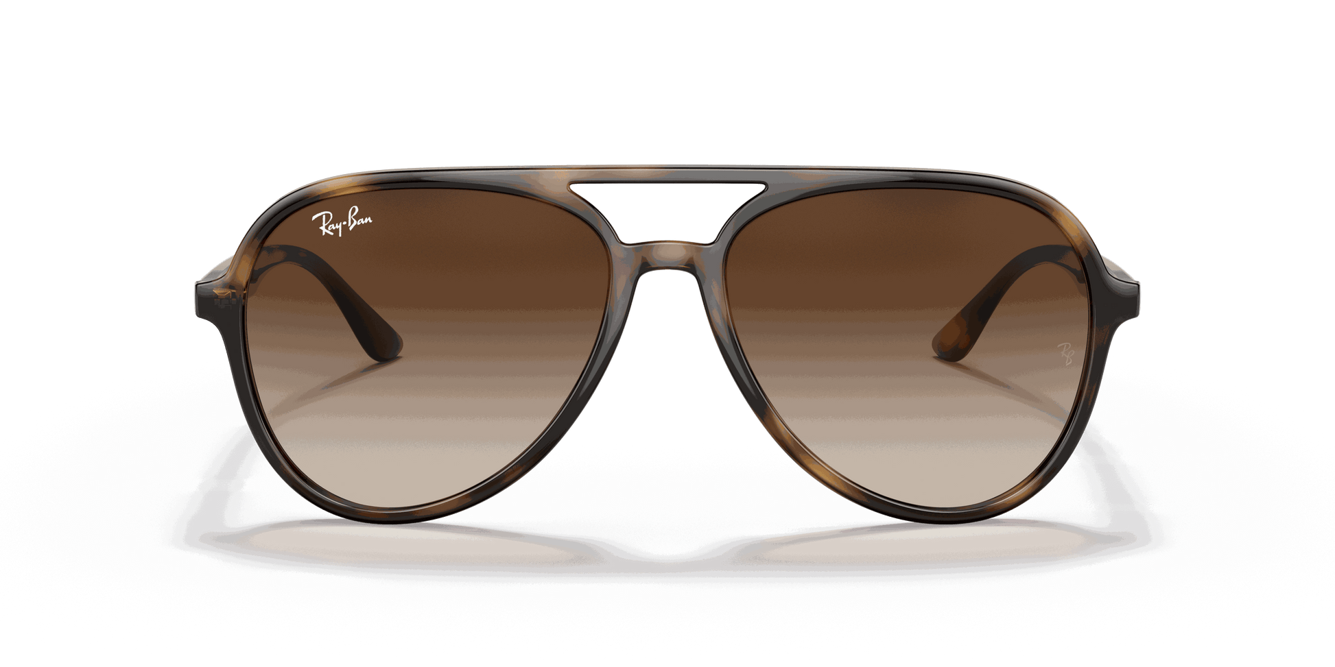 [Brown Gradient Lenses, Polished Havana Frame]