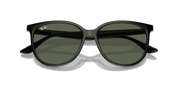 Dark Green Lenses, Polished Black Frame