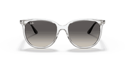 Grey Gradient Lenses, Polished Transparent Frame