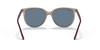 [Dark Blue Lenses, Polished Transparent Grey Frame]