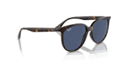 Dark Blue Lenses, Polished Havana Frame