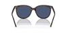 [Dark Blue Lenses, Polished Havana Frame]