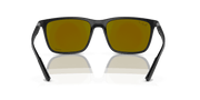 Green/Blue Lenses, Matte Black Frame