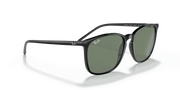 Green Classic Lenses, Polished Black Frame