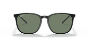 Green Classic Lenses, Polished Black Frame