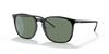 [Green Classic Lenses, Polished Black Frame]