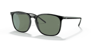 Green Classic Lenses, Polished Black Frame