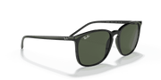 Green Lenses, Polished Black Frame