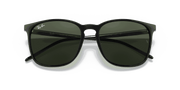 Green Lenses, Polished Black Frame