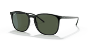 Green Lenses, Polished Black Frame