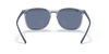 [Dark Blue Lenses, Polished Transparent Blue Frame]