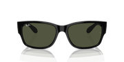 Green Lenses, Polished Black Frame