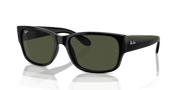 Green Lenses, Polished Black Frame