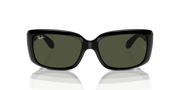 Green Lenses, Polished Black Frame