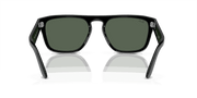 Dark Green Lenses, Polished Black Transparent Frame