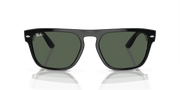 Dark Green Lenses, Polished Black Transparent Frame