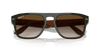 [Brown Lenses, Polished Green & Dark Grey & Transparent Brown Frame]