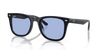 [Blue Lenses, Polished Black Frame]