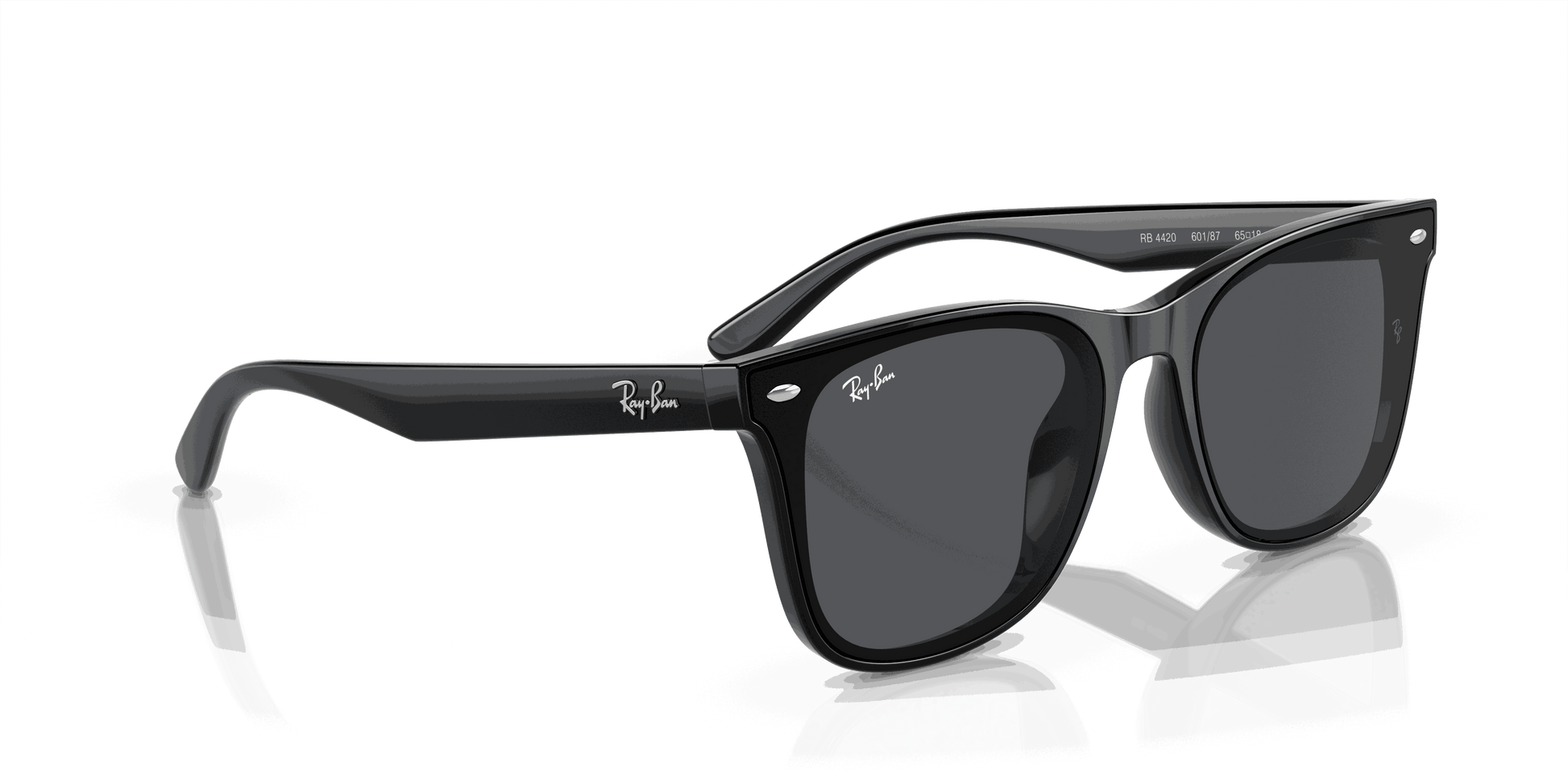 [Dark Grey Lenses, Polished Black Frame]