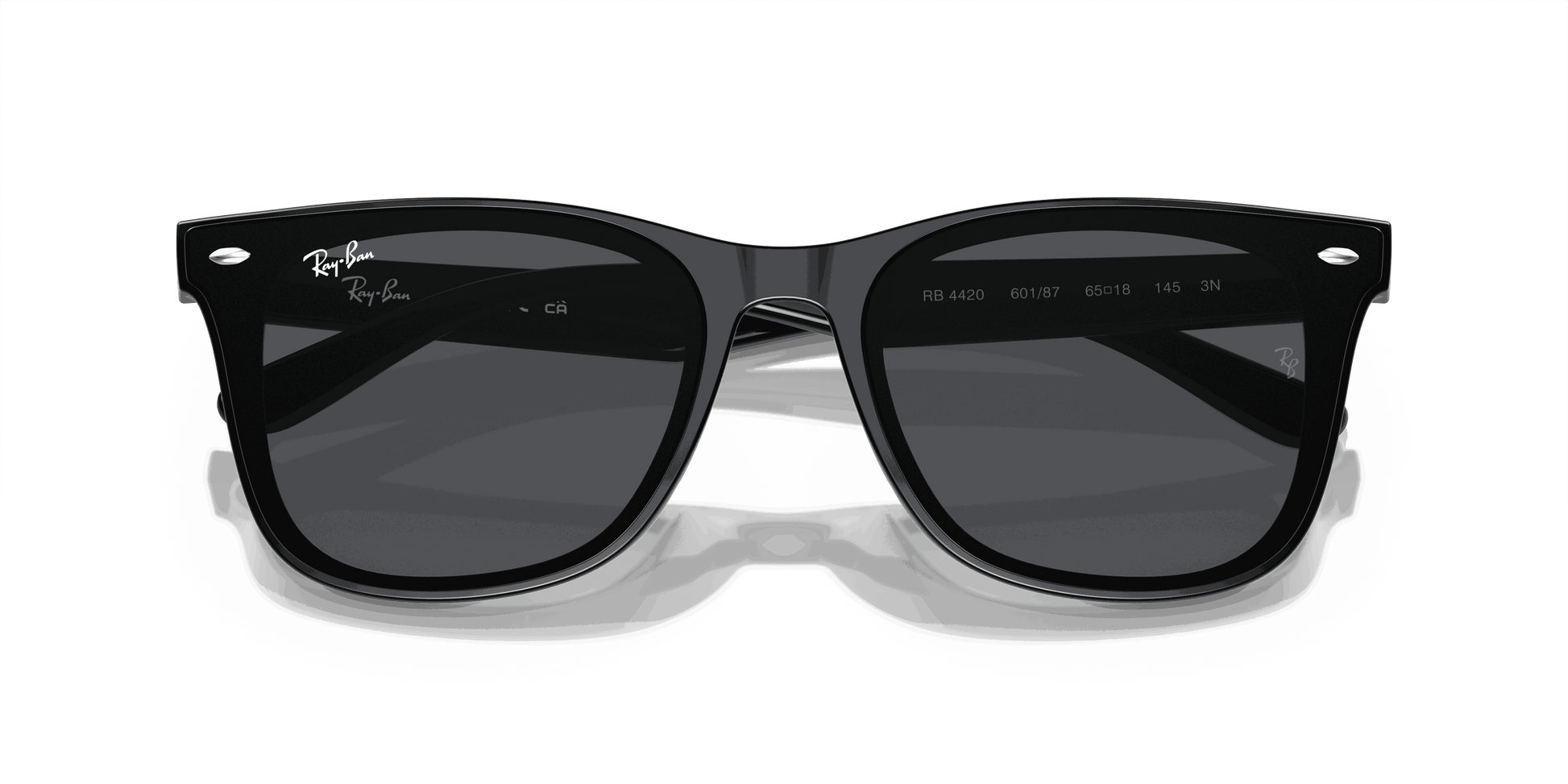 [Dark Grey Lenses, Polished Black Frame]