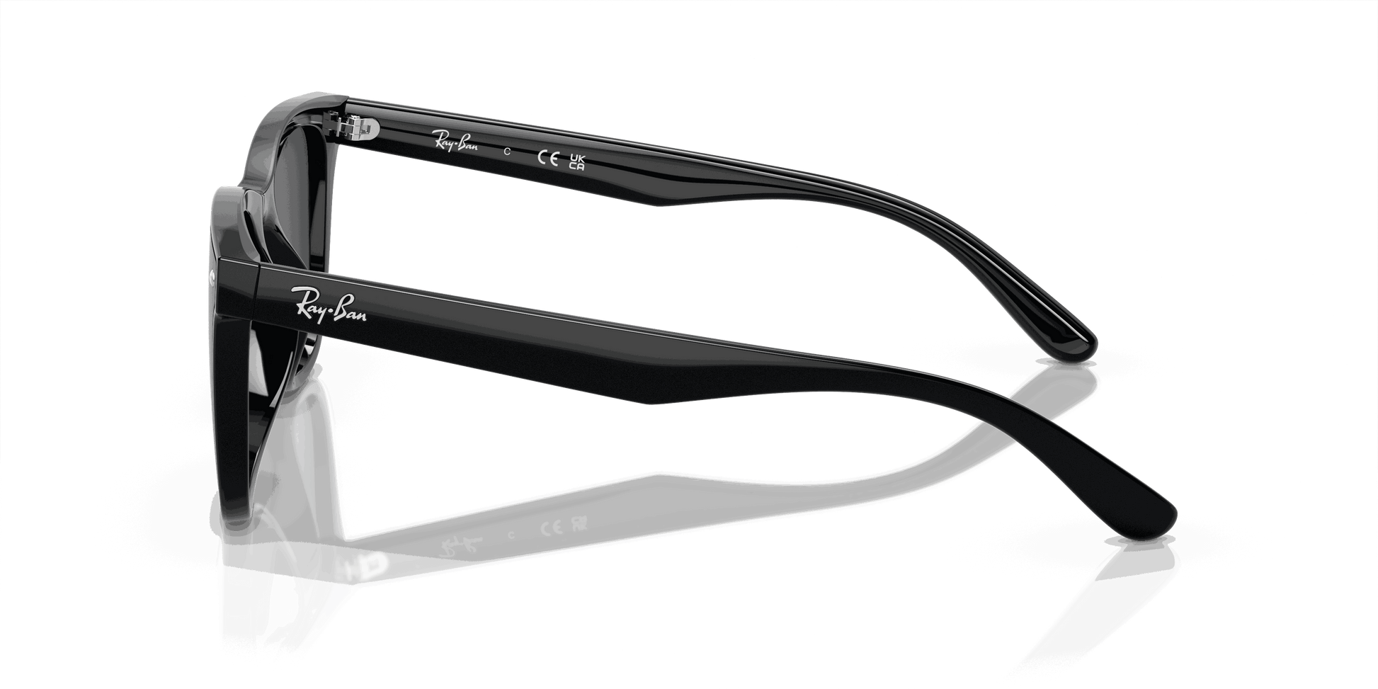 [Dark Grey Lenses, Polished Black Frame]