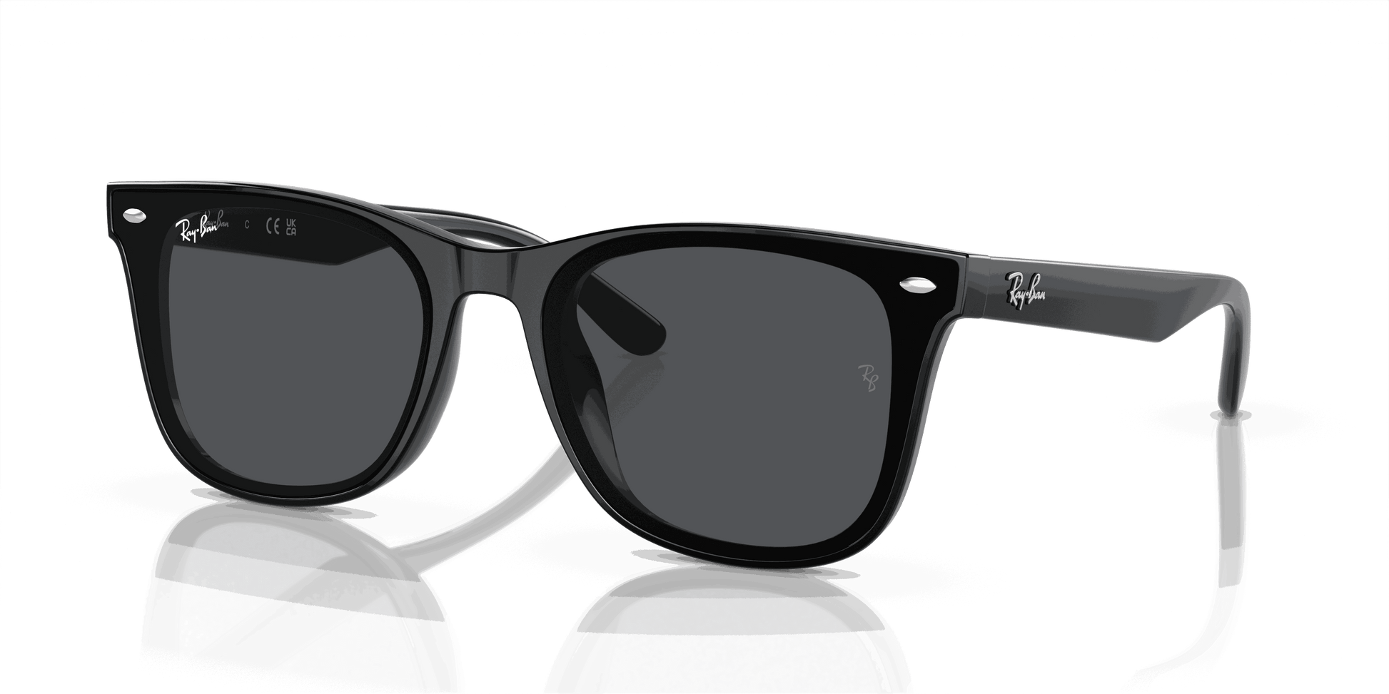 [Dark Grey Lenses, Polished Black Frame]