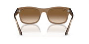 Clear/Brown Lenses, Polished Transparent Light Brown Frame