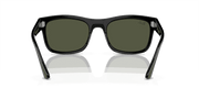 Green Lenses, Polished Black Frame